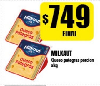 Supermayorista Vital Milkaut Queso pategras porcion xkg oferta