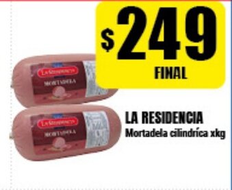 Supermayorista Vital La Residencia Mortadela cilindríca xkg oferta