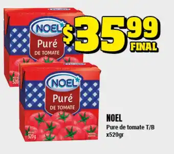 Supermayorista Vital Noel Pure de tomate T/B x520gr oferta