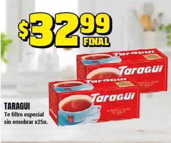 Supermayorista Vital Taragui Te filtro especial sin ensobrar x25u oferta