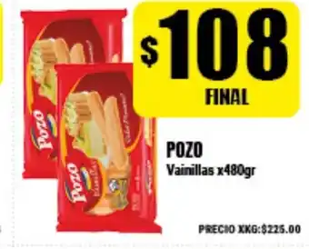Supermayorista Vital Pozo Vainillas x480gr oferta