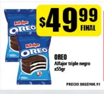 Supermayorista Vital Oreo Alfajor triple negro x55gr oferta