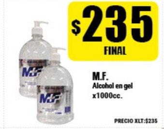 Supermayorista Vital M.F Alcohol en gel x1000cc oferta