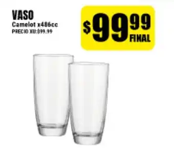 Supermayorista Vital Vaso Camelot x486cc oferta