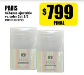 Supermayorista Vital Paris Sábamas ajustable vs. color 2pl. 1/2 oferta