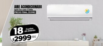 Aire Acondicionado Split frio-calor 5100w