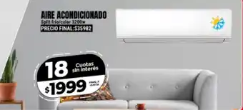 Supermayorista Vital Aire Acondicionado Split frio/calor 3200w oferta