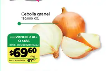 La Anonima Cebolla granel x kg oferta
