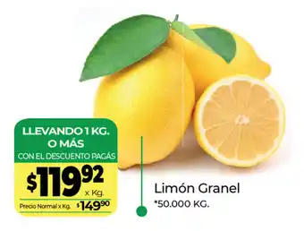 La Anonima Limón Granel x Kg oferta
