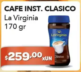 El Milagro Mayorista La Virginia Cafe Instantanco clasico 170gr xUn oferta