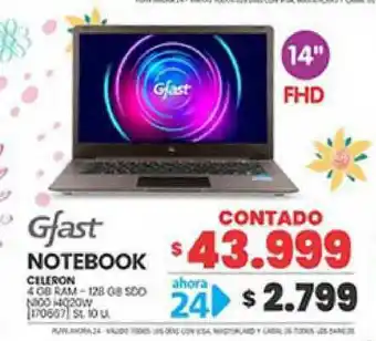 Gfast Notebook