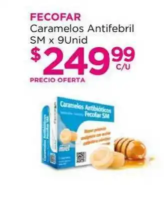 Fecofar Caramelos Antifebril Sm x 9un