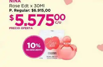 Punto de Salud Nina Rose Edt X 30ml 0% De Descuento oferta