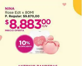 Punto de Salud Nina Rose Edt X 80ml 10% De Descuento oferta