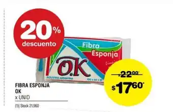 Atomo Conviene OK Fibra Esponja x Unid oferta