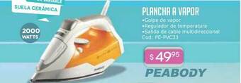 Cuotas del Sur Plancha A Vapor Peabody oferta