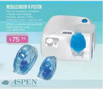 Cuotas del Sur Nebulizador A Pistón Aspen oferta