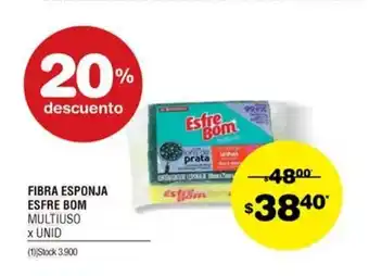 Atomo Conviene Esfre Bom Fibra Esponja Multiuso x Unid oferta