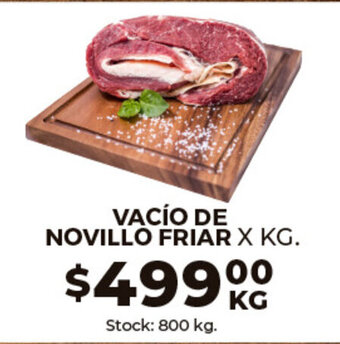 Supermercados Tadicor Vacío De Novillo Friar x kg oferta