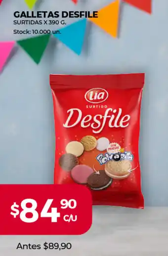 Supermercados Tadicor Galletas Desfile Surtida x 390g oferta