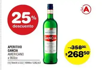 Gancia Aperitivo Americano x 950cc