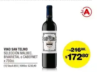 Atomo Conviene San Telmo Vino x 750cc oferta
