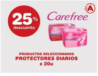 Atomo Conviene Carefree Protectores Diarios x 20u oferta