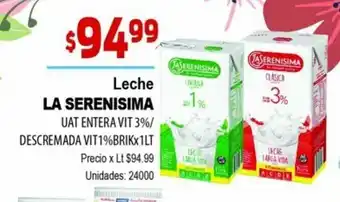 Supermercados Top La Serenisima Leche oferta