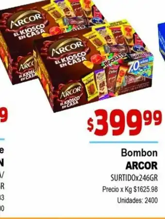 Arcor Bombón Surtido x 246gr