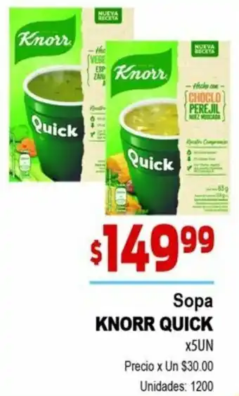Knorr Quick Sopa x 5un