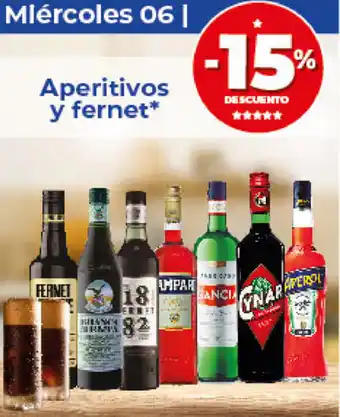 Supermayorista Vital Aperitivo y Fernet oferta