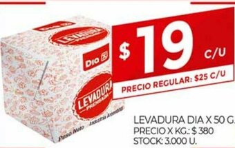Supermercados DIA Levadura Dia x 50g oferta