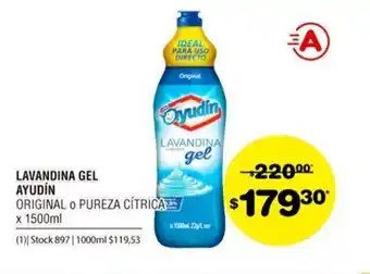 Atomo Conviene Ayudín Lavandina Gel x 1500ml oferta