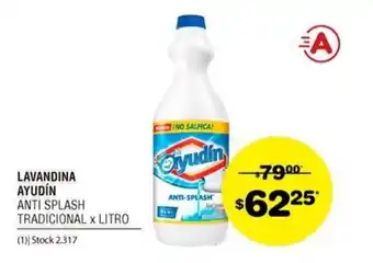 Atomo Conviene Ayudín Lavandina Anti Splash Tradicional x Litro oferta