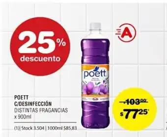 Atomo Conviene Poett C/Desinfeccción x 900ml oferta