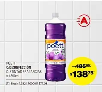 Atomo Conviene Poett C/Desinfeccción x 1800ml oferta