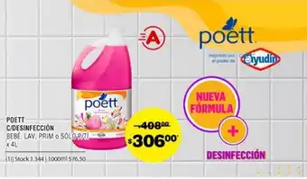 Atomo Conviene Poett C/Desinfeccción x 4L oferta