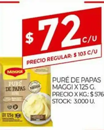Supermercados DIA Puré De Papas Maggi x 125 oferta
