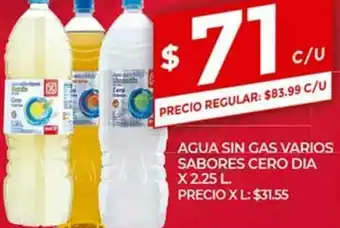Supermercados DIA Agua Sin Gas Varios Sabores Cerdo Dia x 2,25l oferta
