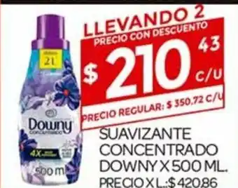 Supermercados DIA Downy Suavizante Concentrado x 500ml oferta
