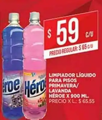 Supermercados DIA Heroe Limpiador liquido x 900ml oferta
