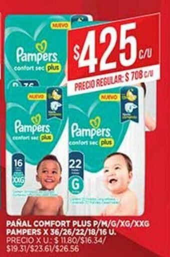 Supermercados DIA Pampers Pañal Comfort Plus oferta