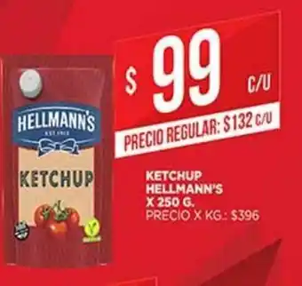 Supermercados DIA Hellmann's Ketchup x 250g oferta