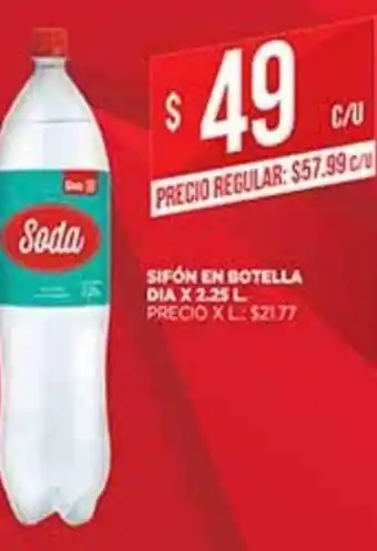 Supermercados DIA Sifón En Botella Dia x 2.25l oferta
