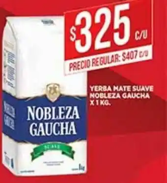 Supermercados DIA Nobleza Gaucha Yerba Mate Suave x 1kg oferta