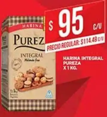Supermercados DIA Pureza Harina Integral x 1kg oferta