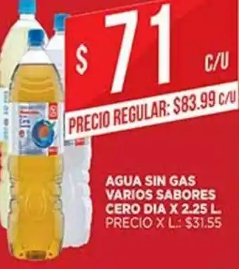 Supermercados DIA Agua Sin Gas Varios Sabores Cero Dia x 2.25l oferta
