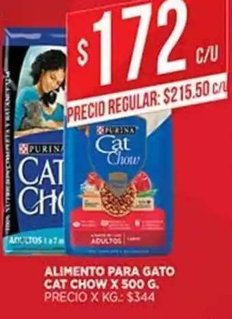 Supermercados DIA Cat Chow Alimento Para Gato x 500g oferta