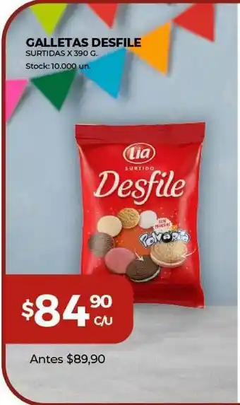 Super MAMI Galletitas Desfile Surtidas x 390g oferta