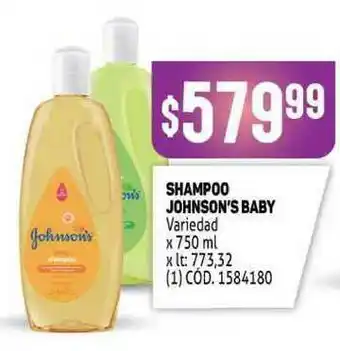 Makro Shampoo Johnson's Baby Clásico x 750 ml oferta